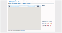 Desktop Screenshot of mosque-finder.com